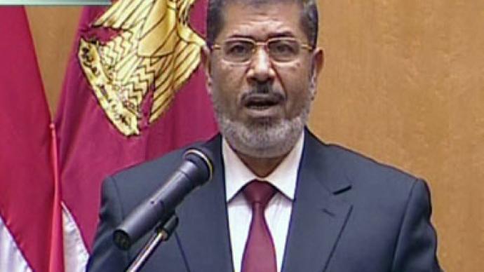 President Morsi hails 'new Egypt' but faces challenges to authority