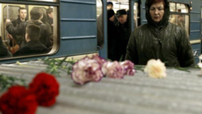 Moscow remembers metro terror blast