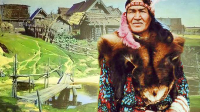 Native American man finds love and tranquility in small Russian village