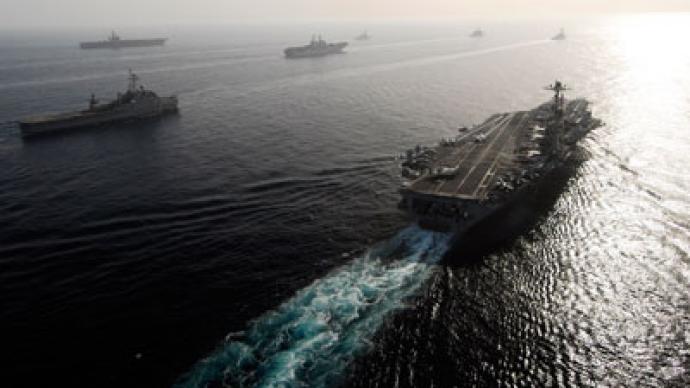 US to flex naval might in Persian Gulf war games
