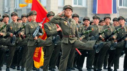 South Korea flexes muscles near northern border