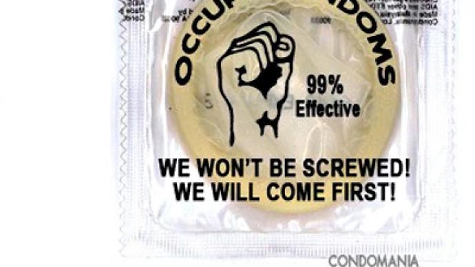 Here comes the crowdstopper: Occupy Wall Street Condoms