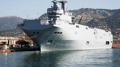 France refuses to block Mistral warship deal with Russia