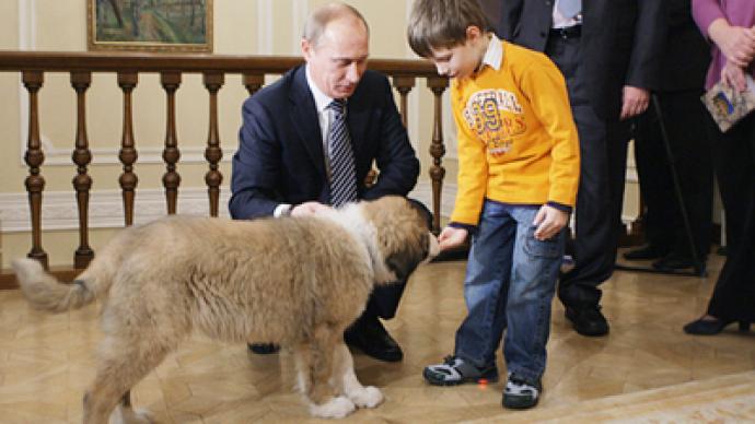 Five-year-old boy chooses name for Putin’s pet