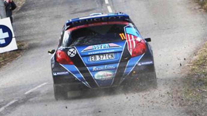 Flag drops on Rally Masters Show in Moscow