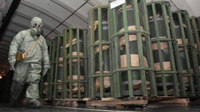 Russian chemical weapons stockpile expiry: January 2013