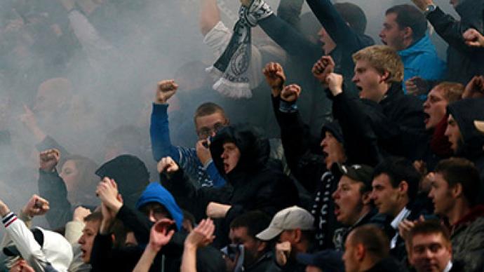 Fire, smoke grenades, clashes: Moscow derby goes mad
