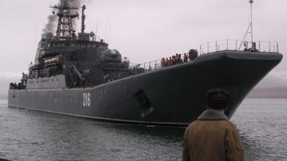 Russian warships set sail to Mediterranean amid possible Syria evacuation