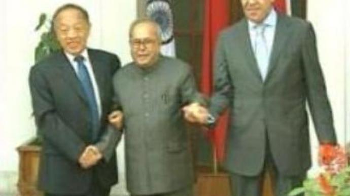 Russian, Indian and Chinese FMs meet in New Delhi