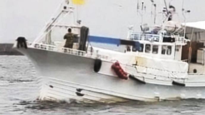 Russian sailors missing off Japan
