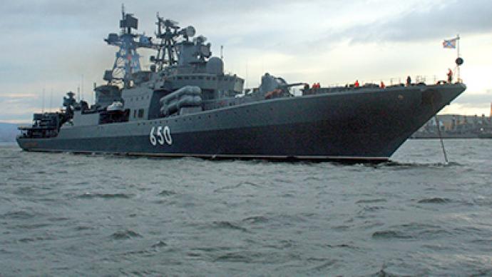 Russian warships on maneuvers, will re-supply in Syria