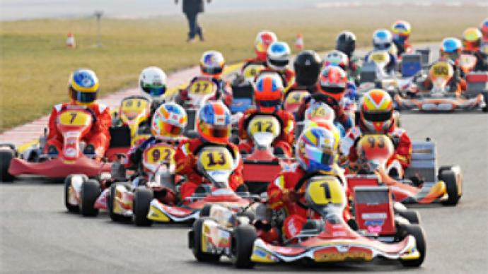 Russian youngster wins karting winter cup