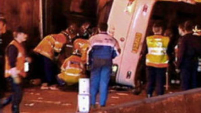 Russians hurt in bus-truck crash in Egypt