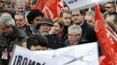Mass anti-austerity protests sweep through Spain