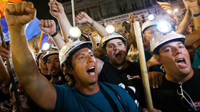 Austerity contrariety: Madrid boils over (VIDEO)