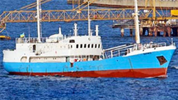 Stinky ship stranded in Black Sea