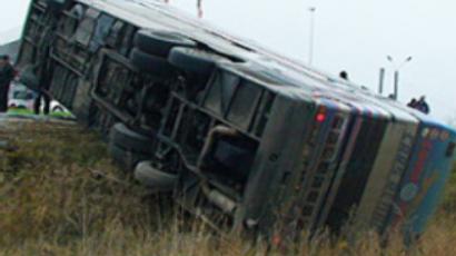 Bus with Russian tourists crashes in Poland