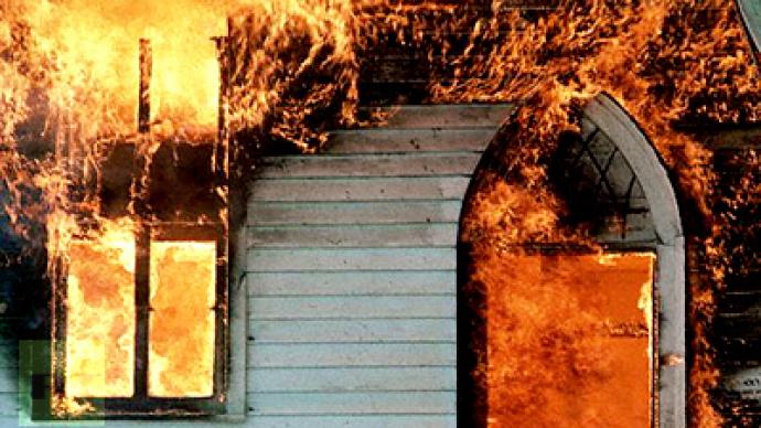 Three churches torched overnight in southern Russia