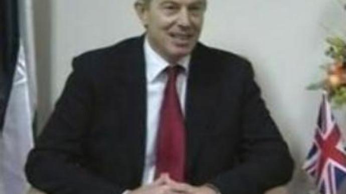 Tony Blair visits Israel and conflict-torn Palestine