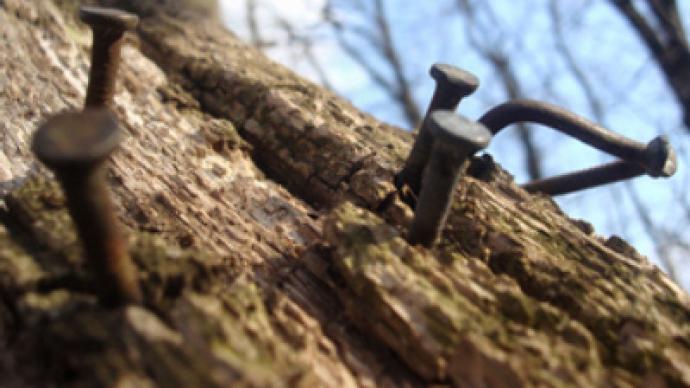 Tree exorcist caught near Eiffel Tower in Paris