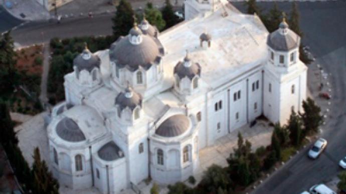 Vandals deface Russian sacred place in Jerusalem