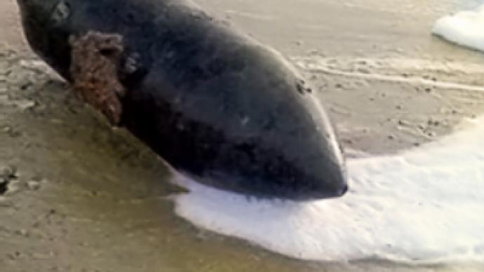 WWII-era bomb drifts off British coast