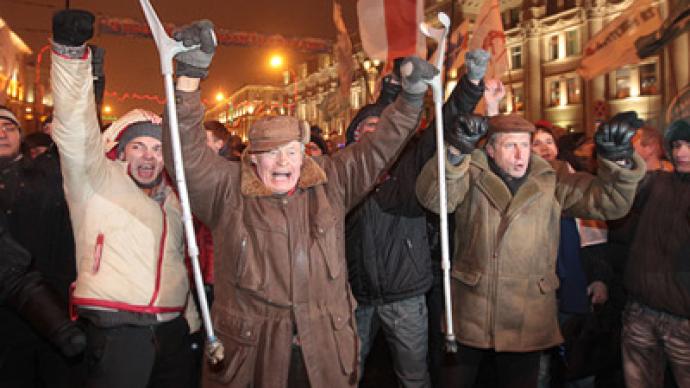 Belarusian students expelled for anti-government protests