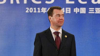 Medvedev calls for reform of global financial system 