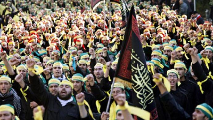 Hezbollah rallies in wake of Lebanese government collapse