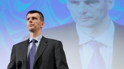 Prokhorov’s presidential agenda: ‘Big Europe’, early Duma poll