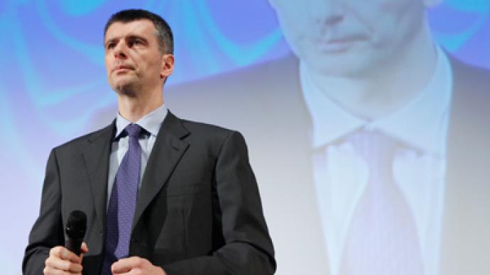 Prokhorov puts Khodorkovsky pardon on presidential agenda