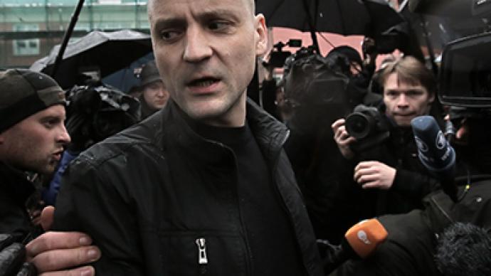 Leftist leader Udaltsov charged with conspiracy to organize riots