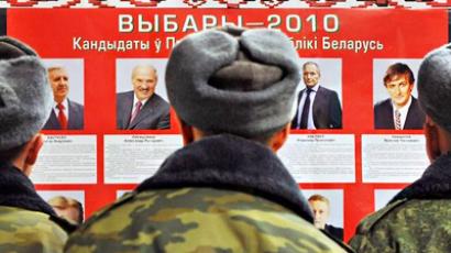 Thousands protest presidential election results in Belarus