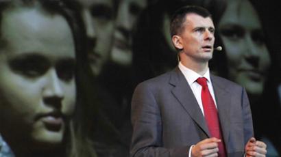 Prokhorov’s 500 – billionaire announces new party plan