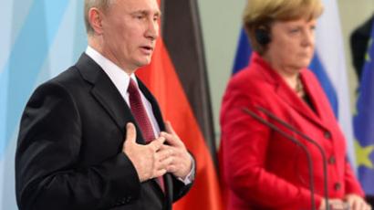 Putin denies chill in Moscow-Berlin ties 