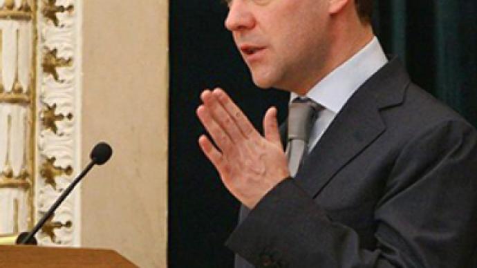 Confident in strategic deterrence, Medvedev promotes European security treaty