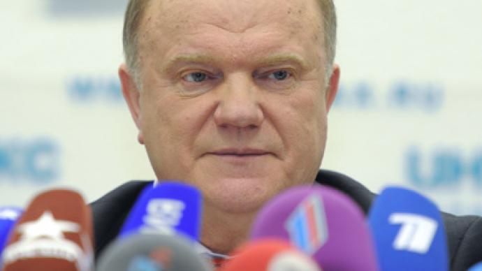 Zyuganov slams rivals for recognizing Putin win   