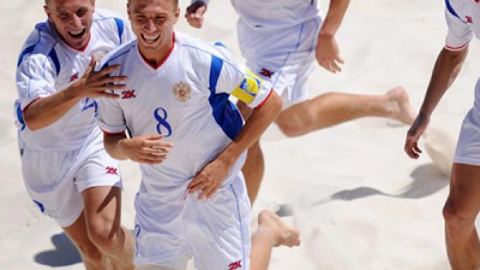 Beach soccer booming in Russia