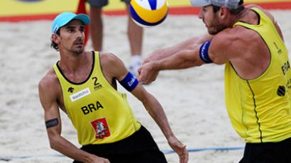 Russian men snatch spot at London 2012 beach volley competition