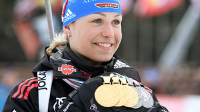 Biathlon queen announces end of sporting career