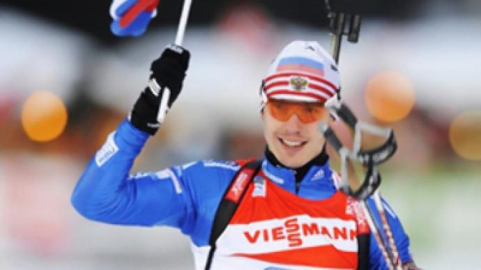 Russia triumphs in men's biathlon World Cup relay  