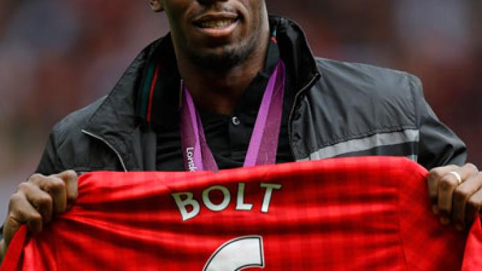 Man Utd fans want Bolt on their team
