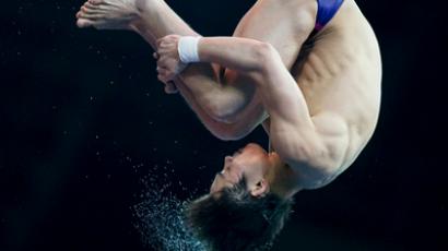Russian duo win home synchronized diving event