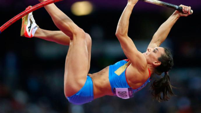 Isinbayeva misses out on London gold 