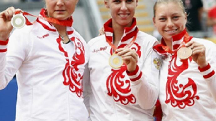 Medal hat-trick for Russia as Dementieva takes gold 