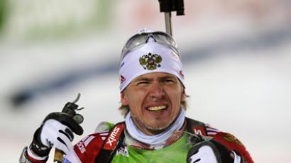 Russian wins biathlon season-ending event