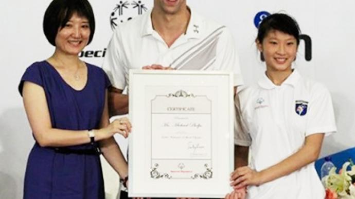 Phelps joins Yao Ming and Kaka as Special Olympics envoy