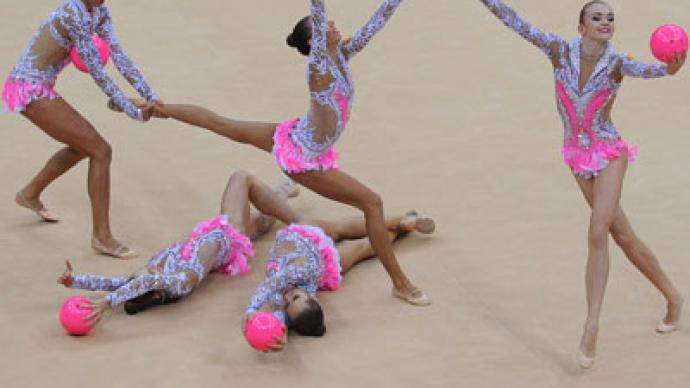 Flawless on the floor: Russia grabs more rhythmic gymnastic gold