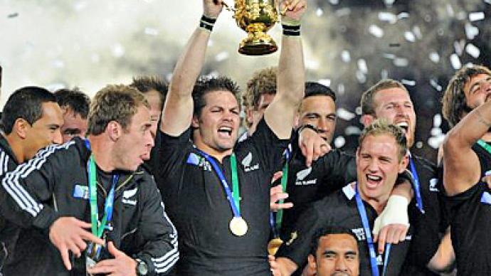 All Blacks lift home Rugby World Cup 