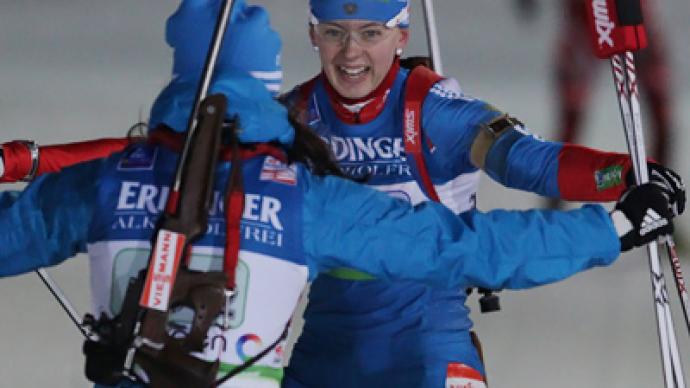 Russia capitalize on Germany collapse to win biathlon relay in Oberhof